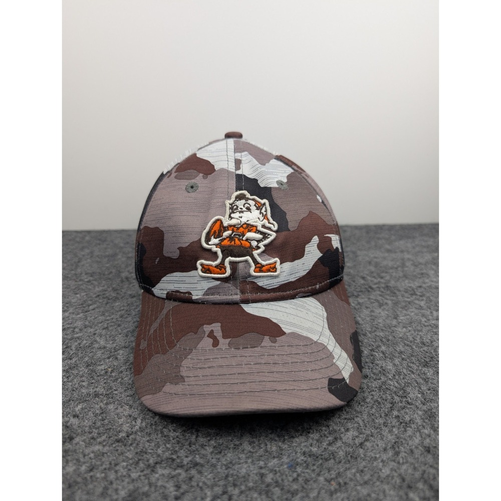Cleveland Browns Hat Cap Fitted Camo Brownie The Elf NFL Football New Era Youth